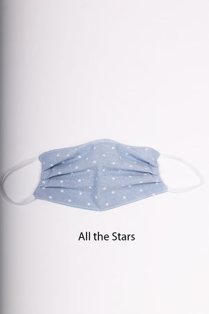 Pleated Face Mask | Buy 1 Donate 1 | Blue Hues