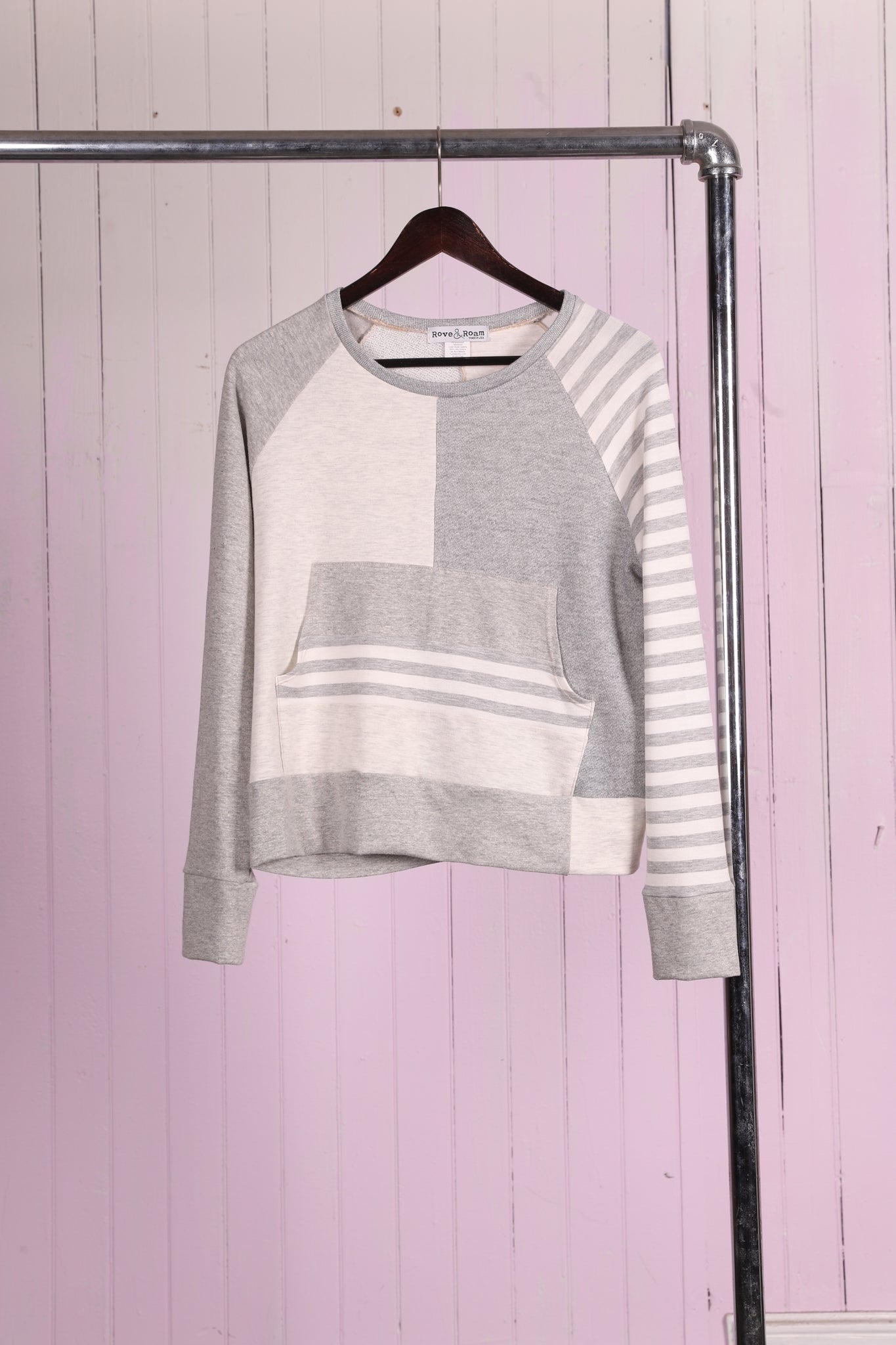 Stitched -Up Sweatshirt | Color-Block