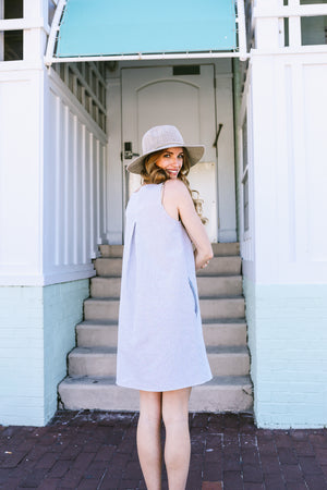 Latitude Dress | Oxford Stripe