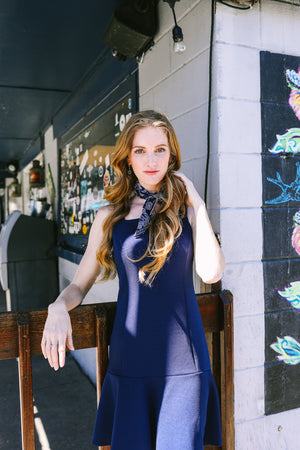 Flutterby Dress | Navy