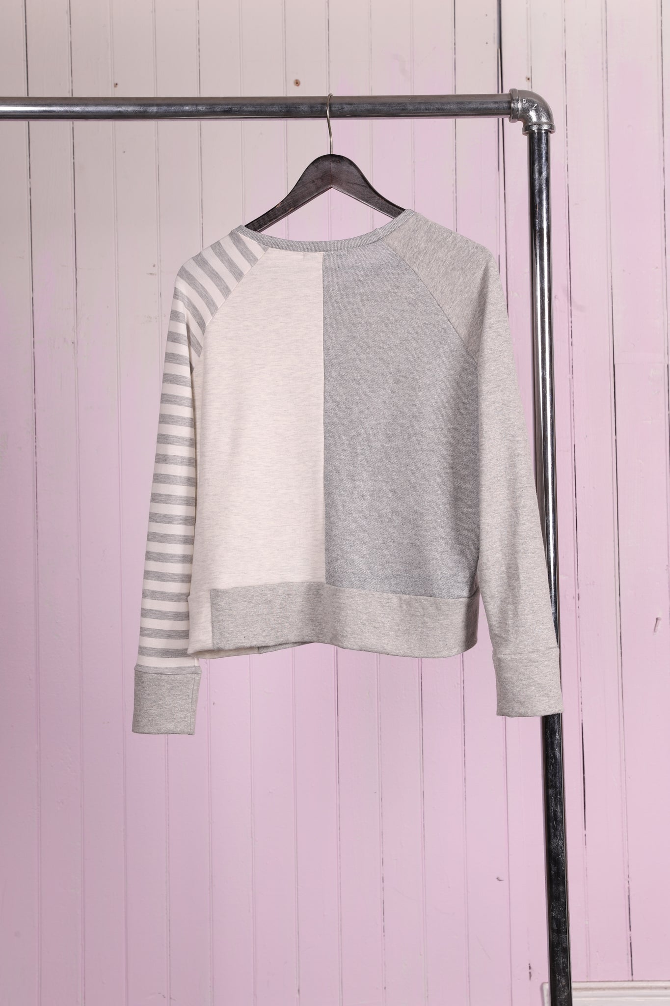 Stitched -Up Sweatshirt | Color-Block