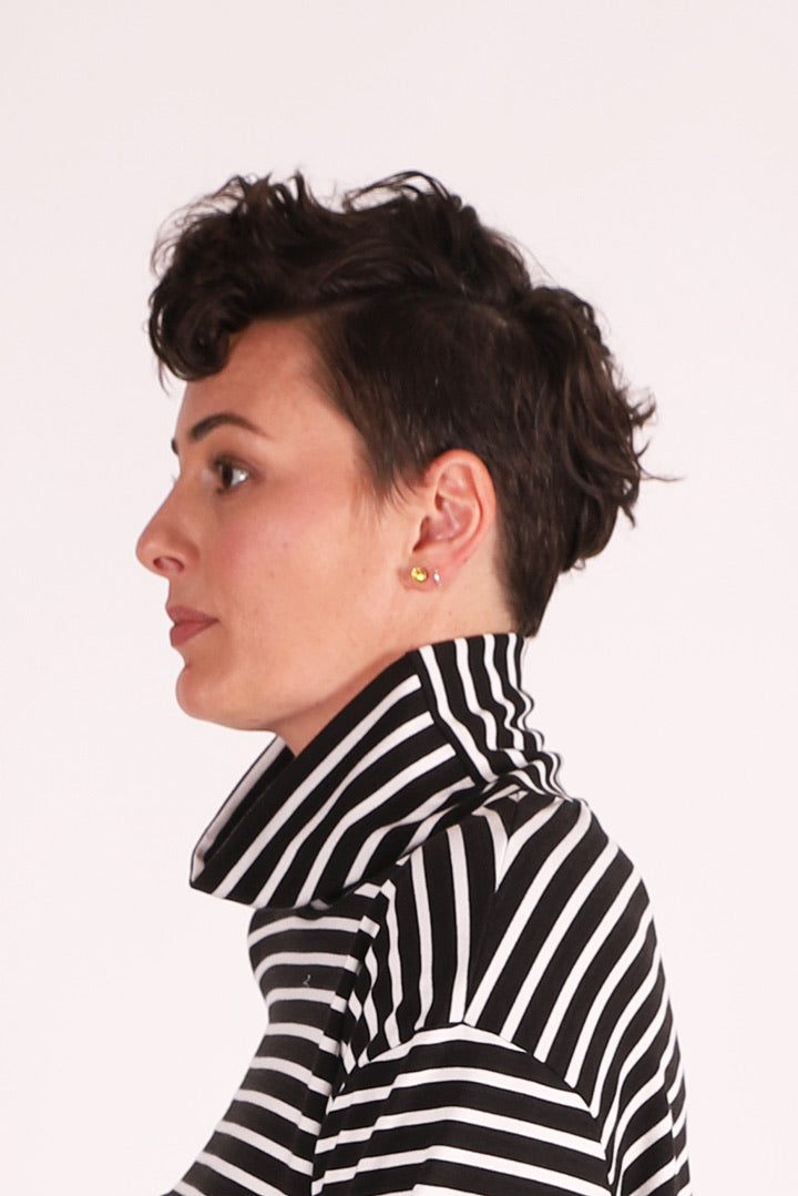 Beth Boxy Top | Bamboo Stripe