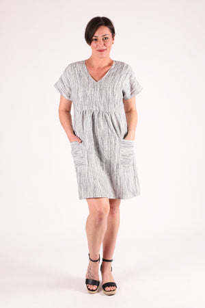 Hideaway Dress | Space Dye Linen Rove and Roam Hideaway Dress | Space Dye Linen Rove and Roam