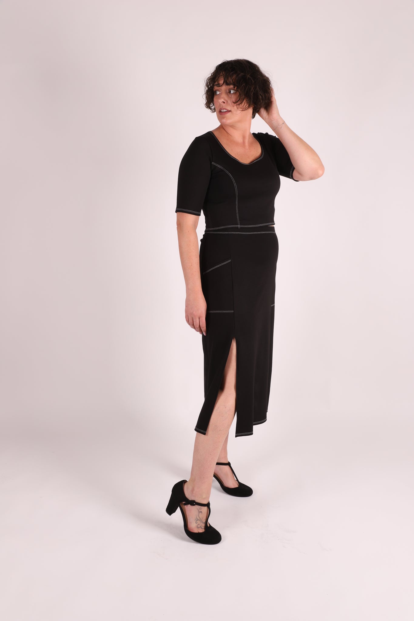 Pippa Pocket Skirt | Black