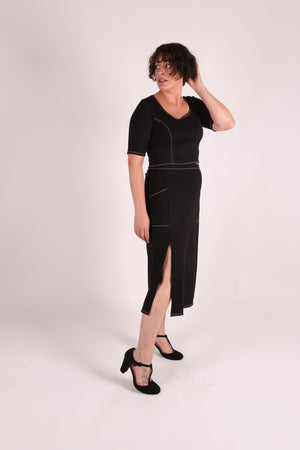 Pippa Pocket Skirt | Black