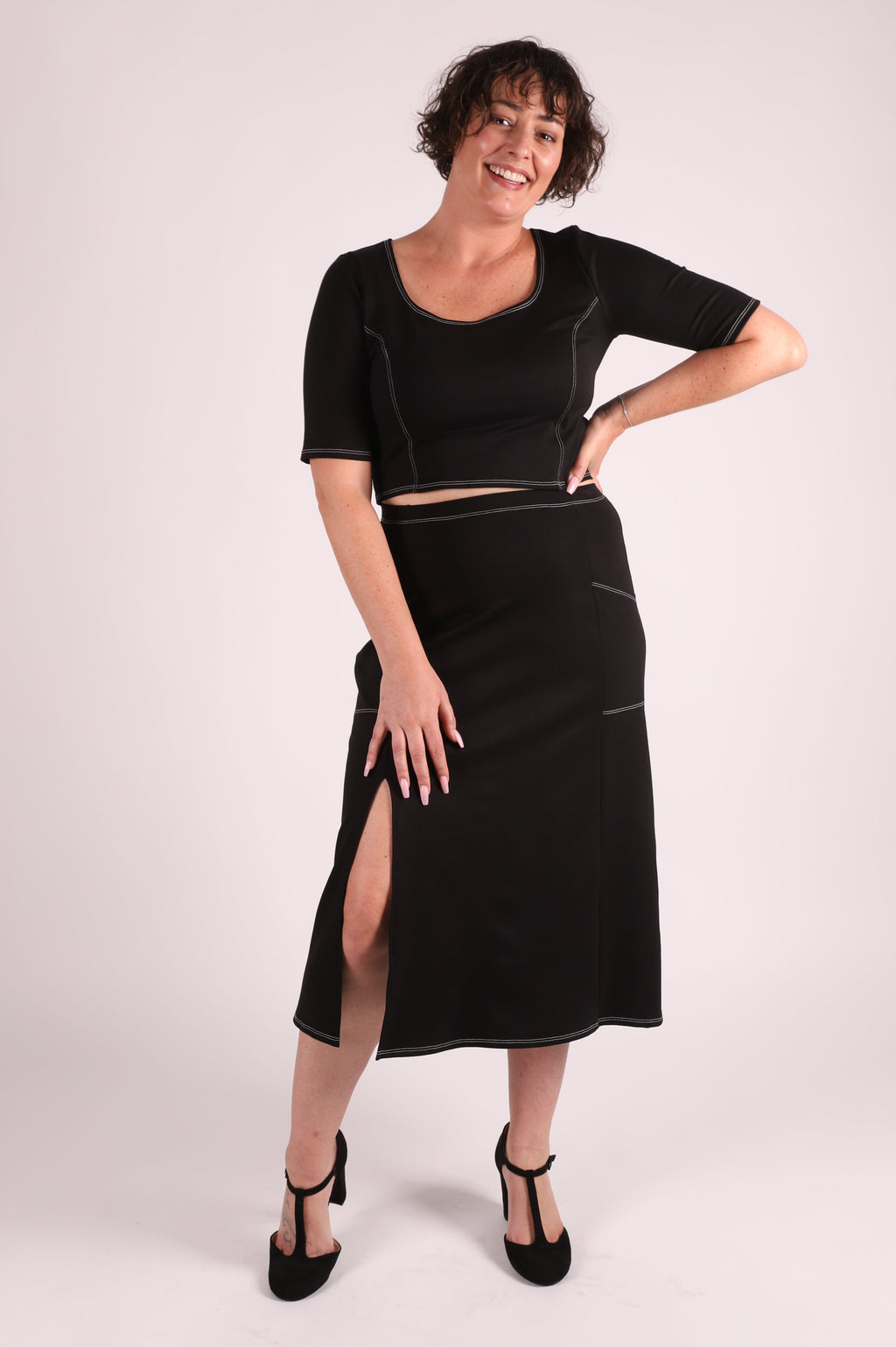Pippa Pocket Skirt | Black