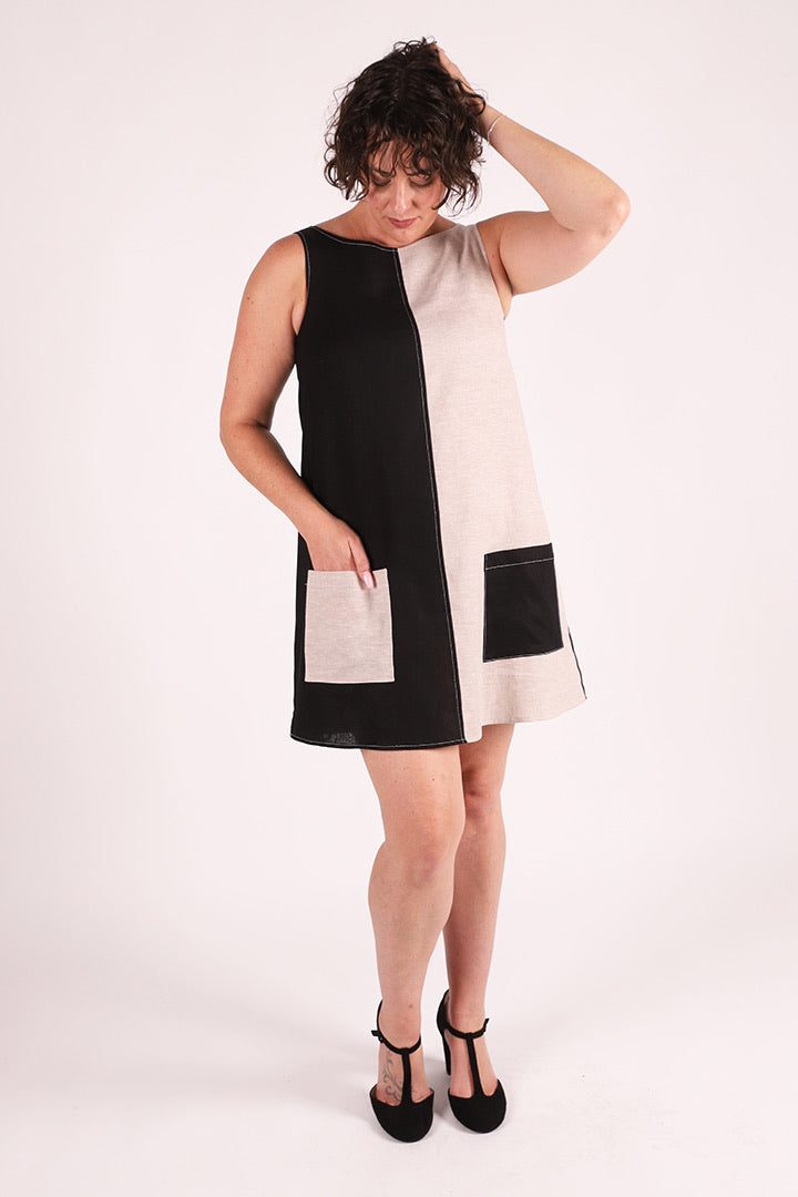 Meander Color-Block Dress | All Colors