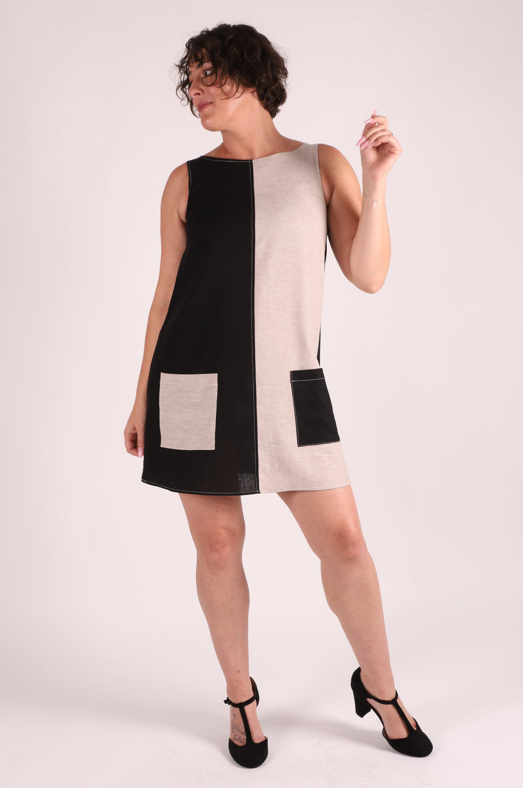 Meander Color-Block Dress | All Colors