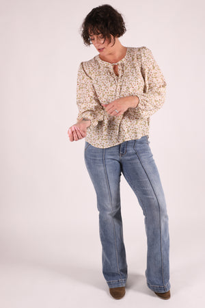 Poet Shirt | Muted Floral