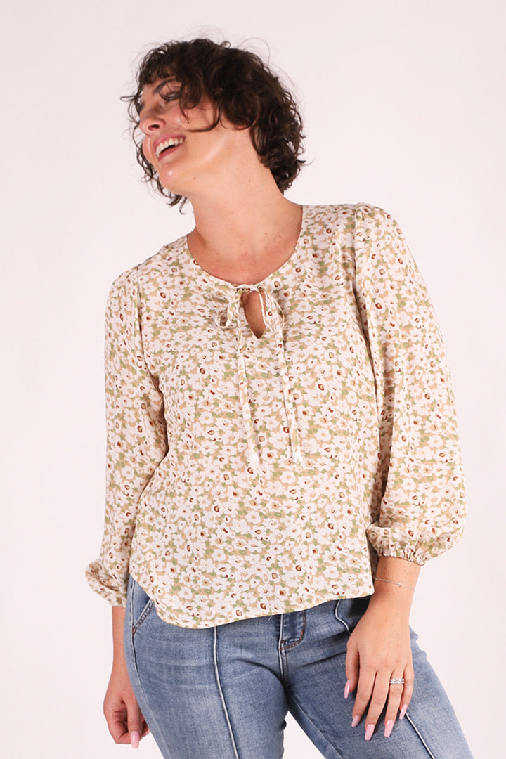Poet Shirt | Muted Floral