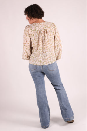 Poet Shirt | Muted Floral