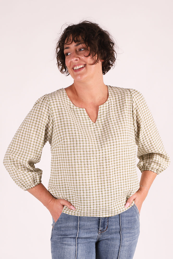 Amanda Shirt | Hayride Gingham