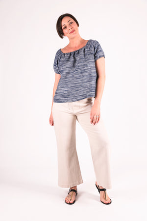 Tides Top | Space Dye Linen
