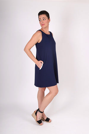 Chelsea Swing Dress | Navy