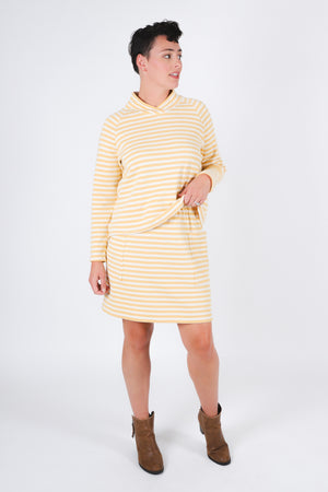 Chalet Sweatshirt | Ochre Stripe