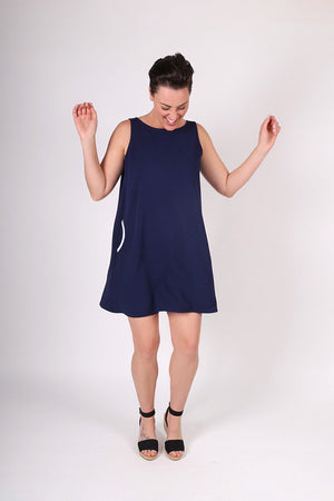 Chelsea Swing Dress | Navy