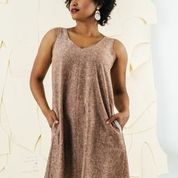 Latitude Linen Dress | Chestnut