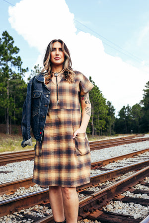 Hideaway Dress | Bark Plaid
