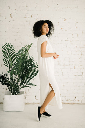 Della Reversible Dress | Ivory