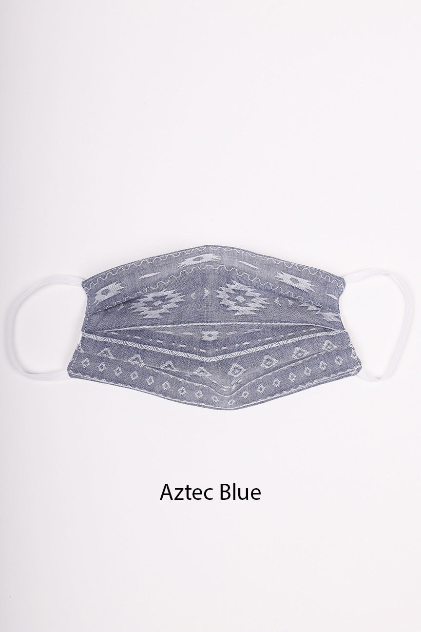 Pleated Face Mask | Buy 1 Donate 1 | Blue Hues