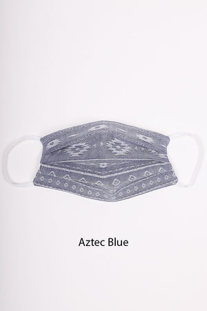 Pleated Face Mask | Buy 1 Donate 1 | Blue Hues