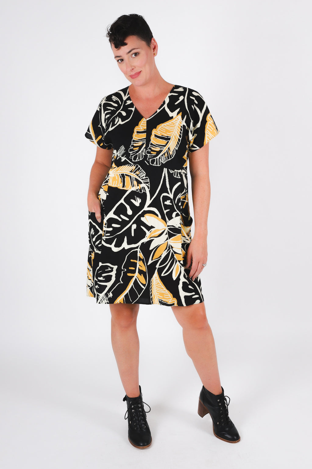 Hideaway Dress | Palmy Print