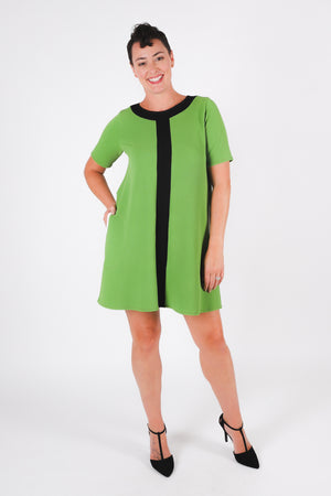 Nyota Panel Dress | Leaf