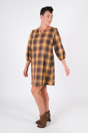 Happiness Dress | Bark Plaid