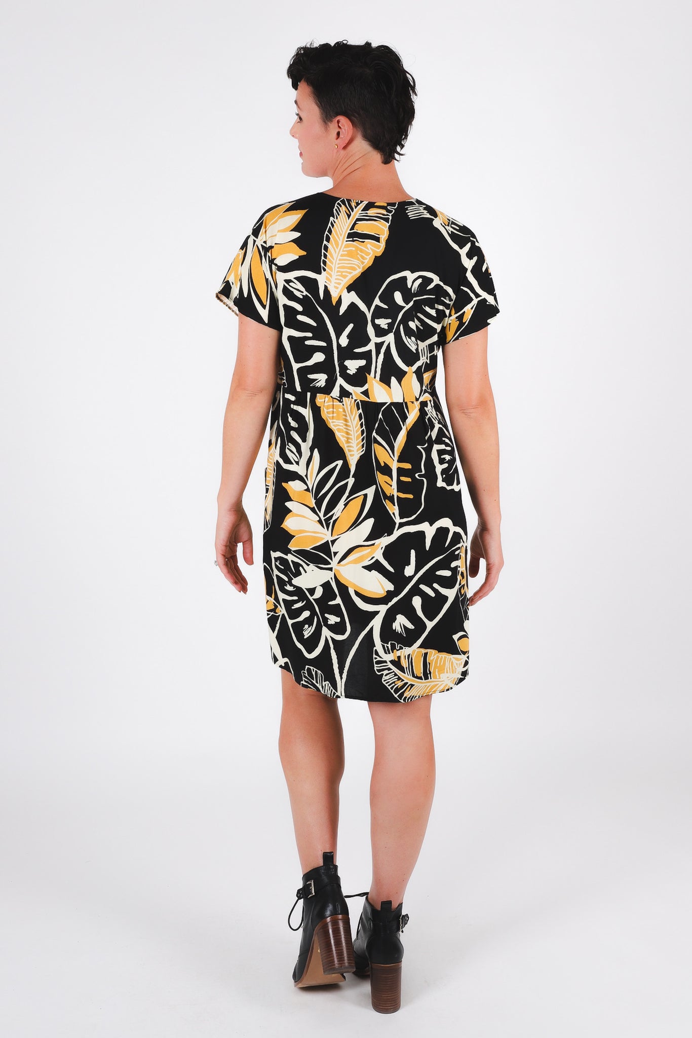 Hideaway Dress | Palmy Print