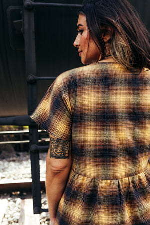 Hideaway Dress | Bark Plaid