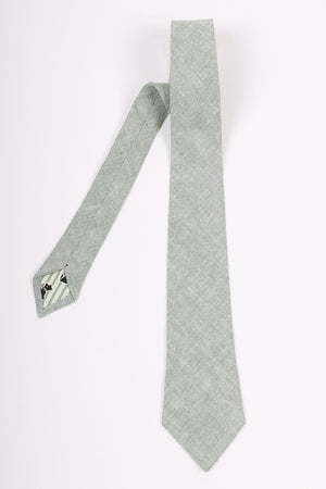 Linen Riley Tie | Matching Mask Option