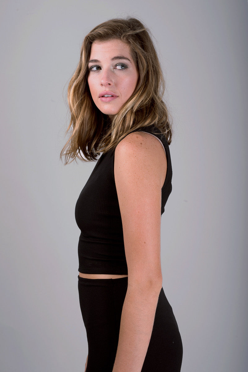 Morgan Shell Top, Black