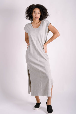 Della Reversible Dress | Heather Grey