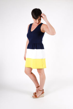 Natalie Color-Block | Navy