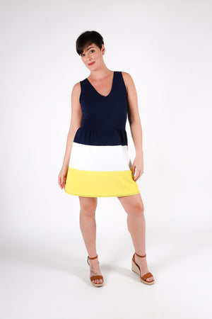 Natalie Color-Block | Navy